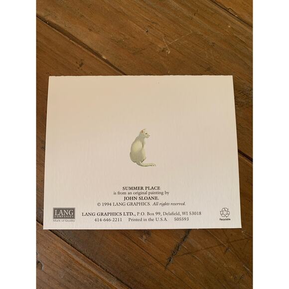 1990s Greeting Card Ephemera Anne Geddes, Photography John Sloane Summer Place - Picture 5 of 8